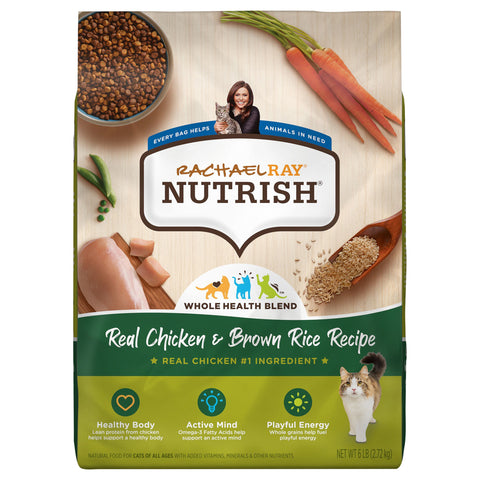 Rachael Ray Cat Nutrish Chicken & Rice 6 LB