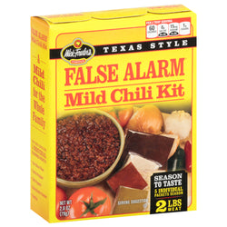Wick Fowler's False Alarm Mild Texas Chili Kit - 2.8 OZ 8 Pack