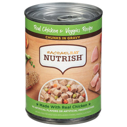 Rachael Ray Nutrish Chicken And Veggie Chunks In Gravy - 13 OZ 12 Pack