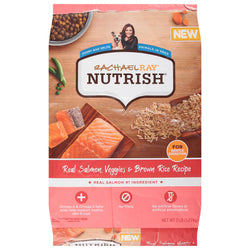 Rachael Ray Nutrish Real Salmon, Veggies and Brown Rice Recipe Premium Dry Dog Food - 13 LB 1 Pack