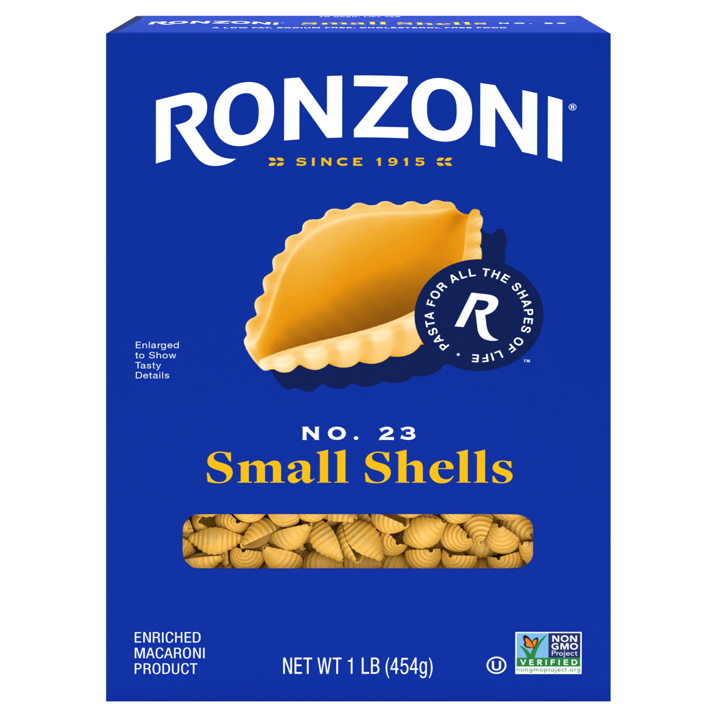 Ronzoni Small Shells - 16 OZ 20 Pack – StockUpExpress