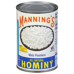 Manning's White Hominy - 15 OZ 12 Pack