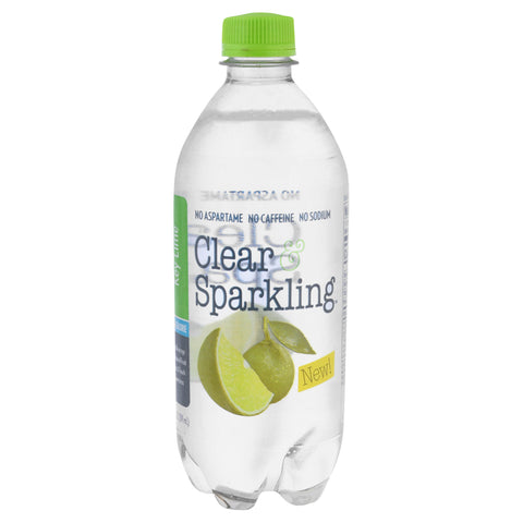 Clear & Sparkling Key Lime Water Beverage - 80 FZ 6 Pack