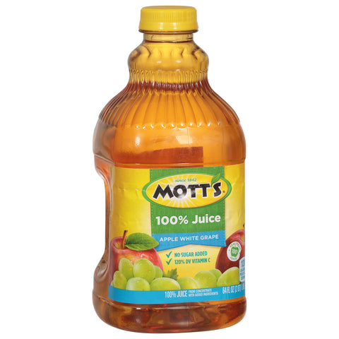 Mott's 100% Apple White Grape 64 FZ