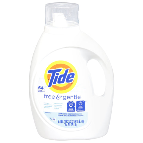 Tide Free & Gentle Detergent 84 fl oz