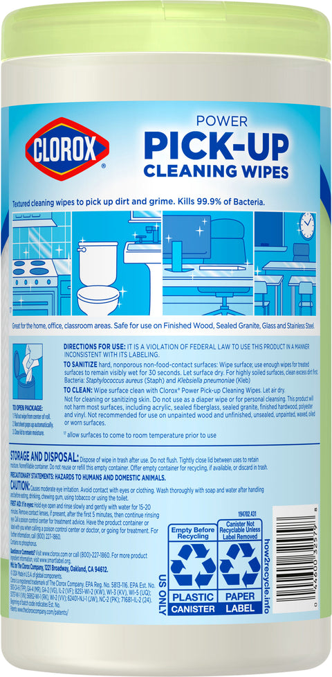 Clorox Jasmine Multi-Purpose Paper Towel Wipes 75 CT