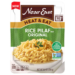 Near East Heat & Eat Rice Pilaf Original - 8.8 OZ 8 Pack