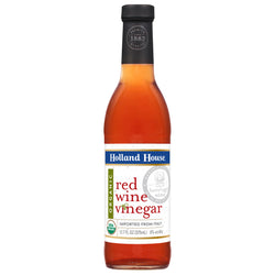 Holland House Organic Vinegar Red Wine - 12.7 FZ 6 Pack