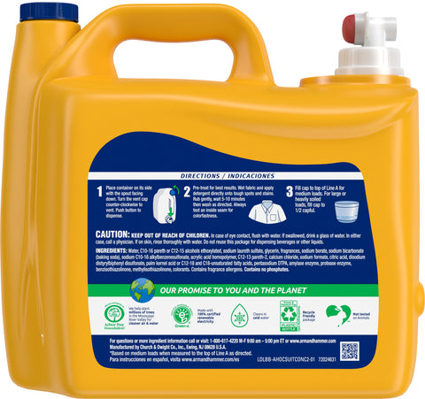 Arm & Hammer Fresh Burst Liquid Detergent 138 FZ