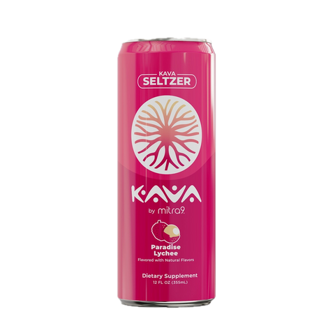 Mitra9 Brands Kava Paradise Lychee - 12 OZ 24 Pack