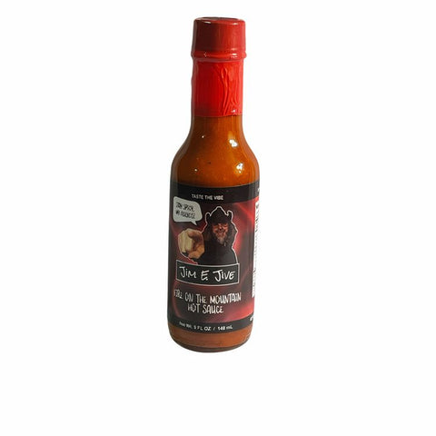 Jim E Jive Hot Sauce Fire on the Mountain Hot Sauce - 5 FL OZ 12 Pack
