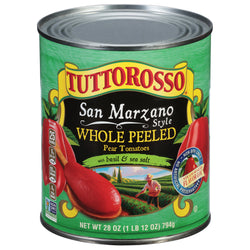 Tuttorosso Tomatoes San Marzano Peeled Pear Tomatoes  - 28 OZ 6 Pack