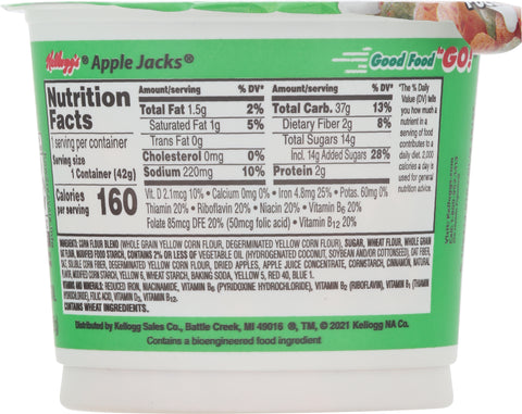 Kellogg's Cereal Cup Apple Jacks 1.5 OZ