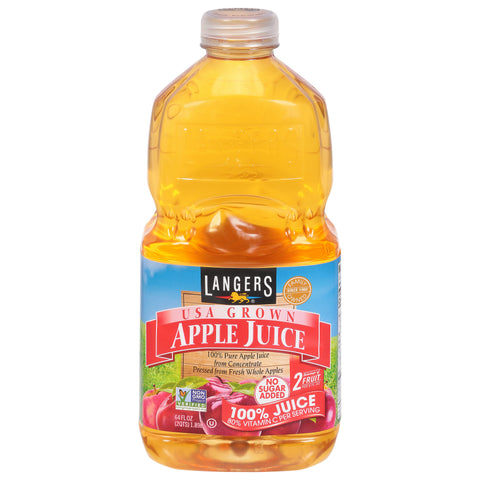 Langers 100% Juice Apple 64 FZ