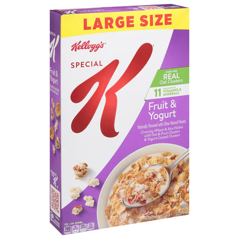 Special K Fruit & Yogurt Cereal Large Size 17.1 oz