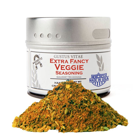 Gustus Vitae Extra Fancy Veggie Seasoning - 2.2 OZ 8 Pack