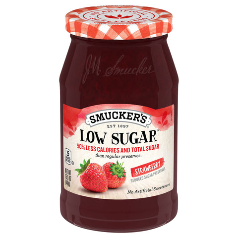 Smucker's Low Sugar Strawberry Preserves 15.5 OZ