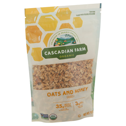Cascadian Farm Organic Oats And Honey Granola 11 OZ