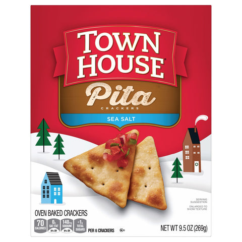 Kellogg's Town House Pita Sea Salt 9.5 OZ