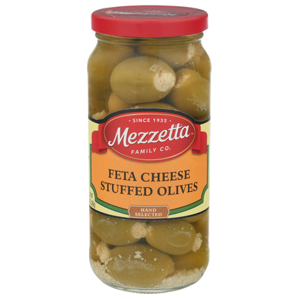 Mezzetta Feta Cheese Stuffed Olives - 9.5 OZ 6 Pack