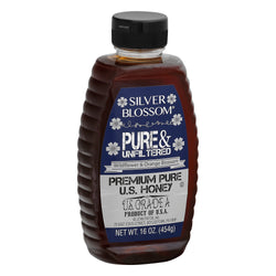 Silver Blossom Honey Pure & Unfiltered - 16 OZ 6 Pack