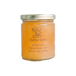 Crafted House Pear + Ginger Jam - 12 OZ 12 Pack