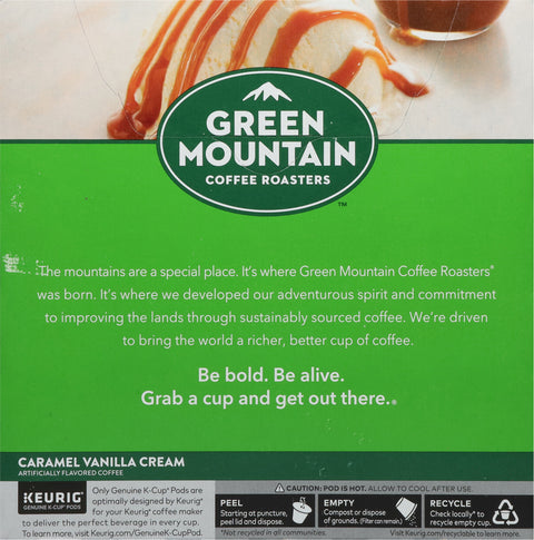 Green Mountain K-Cup Caramel Vanilla Cream 10.6 OZ