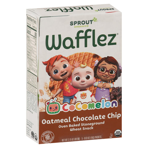 Sprout CoComelon Oatmeal Chocolate Chip Wheat Snack 3.15 OZ