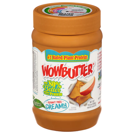 Wowbutter Peanut Free Creamy Spread - 17.6 OZ 6 Pack