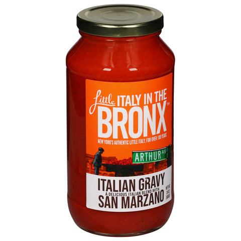 Little Italy in the Bronx Italian Gravy Dinner Sauce 24 oz