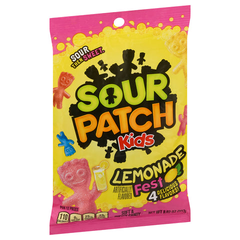 Mondelez Sour Patch Kids Lemonade Fest Candy 8.02 OZ