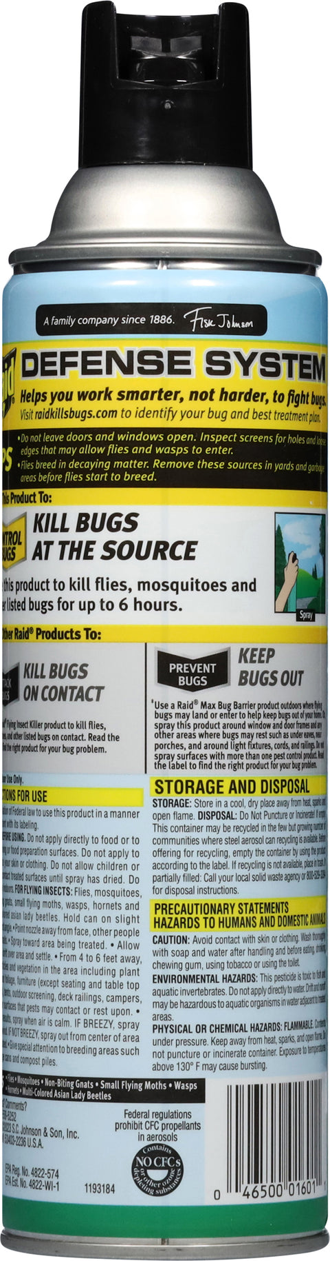 Raid Bug Killer Yard Guard Outdoor 16 OZ