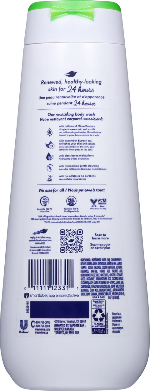 Dove Body Wash Cool Moisture 20 FZ