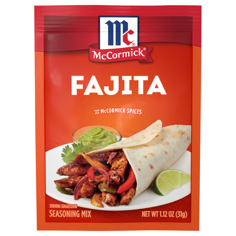 McCormick Marinade Fajitas - 1.12 OZ 12 Pack