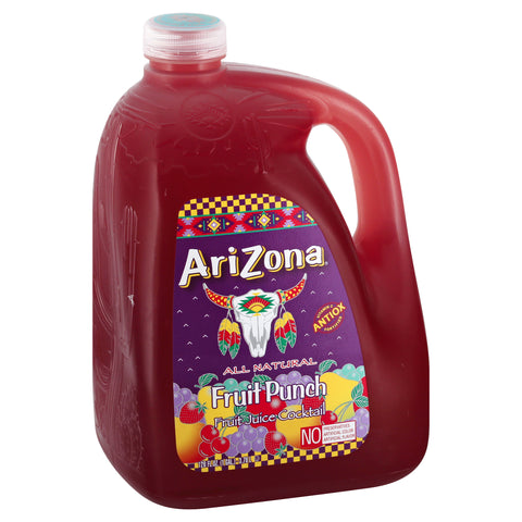 AriZona All Natural Fruit Punch Fruit Juice Cocktail 128 fl oz - 4 Pack