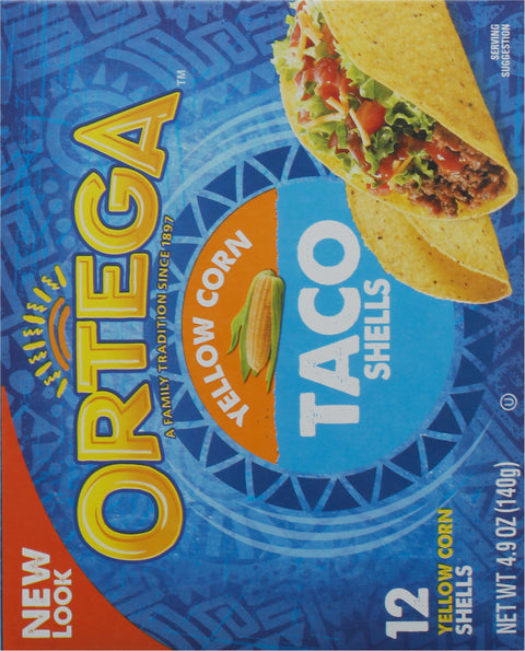 Ortega Yellow Corn Taco Shells  4.9 OZ