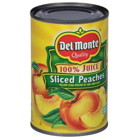 Del Monte Fruit Sliced Peaches In Juice 15 OZ