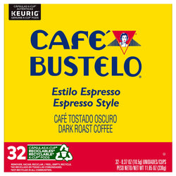 Cafe Bustelo Espresso Kcups - 11.85 OZ 4 Pack