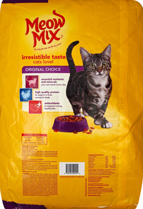 Meow Mix Original Choice Cat Food 16 LB