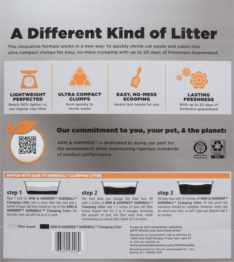 Arm & Hammer HardBall Multi-Cat Garden Bloom Scent Clumping Litter 10.5 lb
