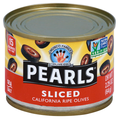 Musco Pearls Sliced Ripe Olives 2.25 OZ