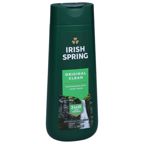 Irish Original Clean Moisturizing Face + Body Wash 20 FZ