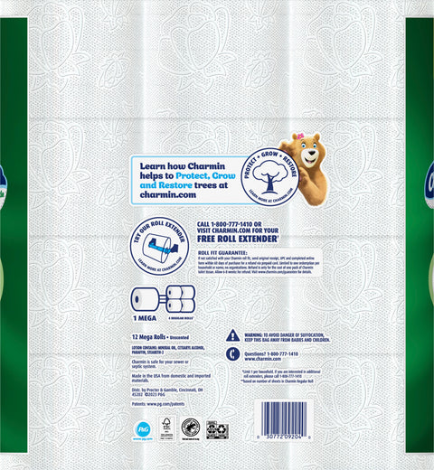 Charmin Ultra Gentle Toilet Paper, 12 Mega Rolls, 231 Sheets Per Roll