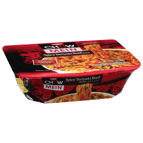 Nissin Chow Mein Beef Soup 4 OZ