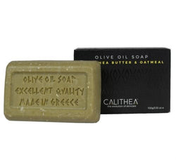 Calithea Skincare Olive Oil Soap Shea Butter & Oatmeal: 100% Natural Content - 3.53 OZ 96 Pack