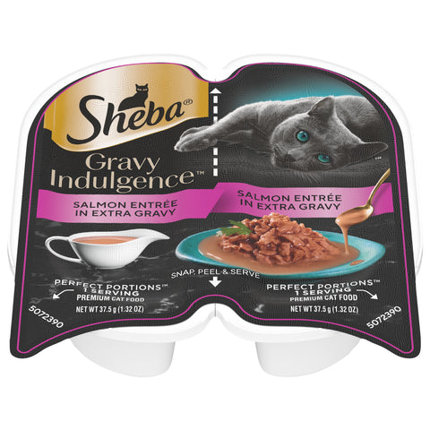 Sheba Gravy Indulgence Premium White Fish Entree in Extra Gravy Cat Food 2