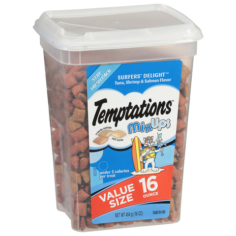 Temptations Surfer's Delight Cat Treats 16 OZ
