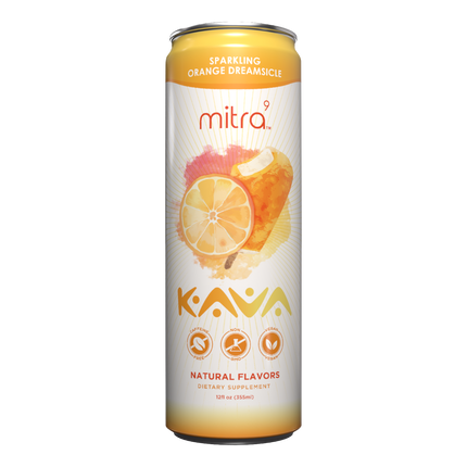 Mitra9 Brands Kava Orange Dreamsicle - 12 FL OZ 24 Pack