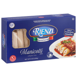 Rienzi Manicotti - 8 OZ 12 Pack