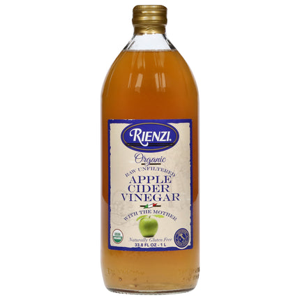 Rienzi Organic Apple Cider Vinegar - 33.8 FZ 6 Pack
